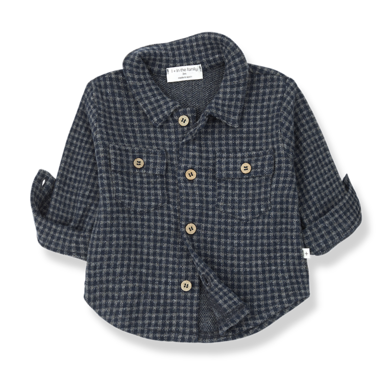 1+ IN THE FAMILY AW2 - 1+ IN THE FAMILY CONRAD SHIRT K - NAVY