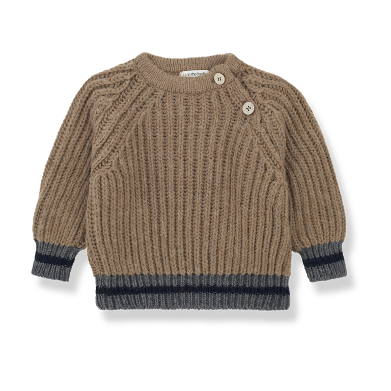 1+ IN THE FAMILY AW2 - 1+ IN THE FAMILY PABLO SWEATER - CARAMEL