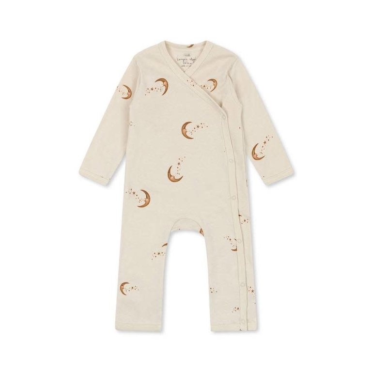 KONGES SLOJD KONGES SLOJD CLASSIC NEWBORN ONESIE - MOON