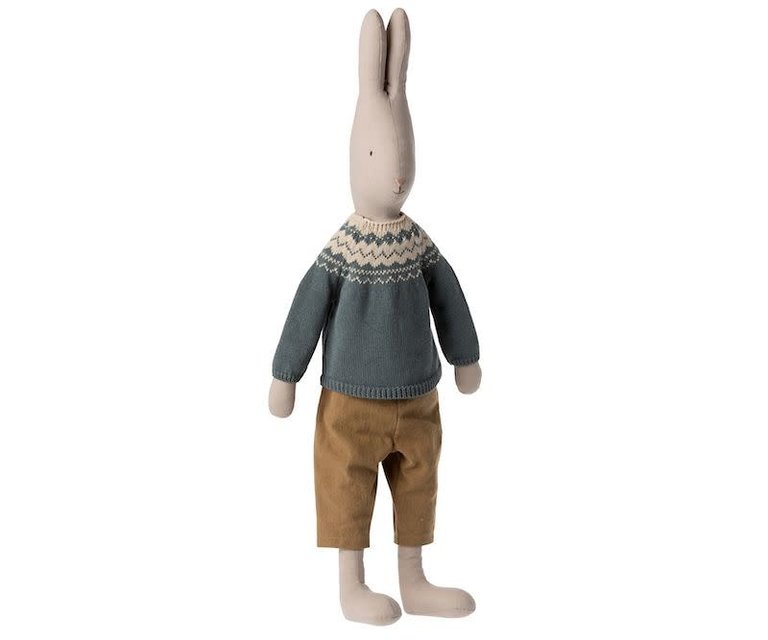 MAILEG MAILEG RABBIT SIZE 5 - PANTS AND KNITTED SWEATER