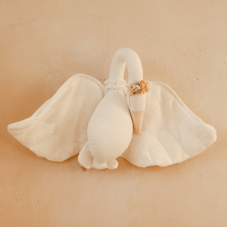 SEIMIA SEIMIA SWAN WALL DECORATION - WHITE