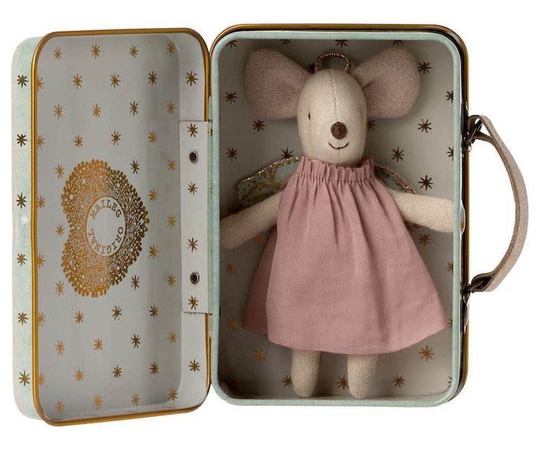 MAILEG MAILEG ANGEL MOUSE IN SUITCASE