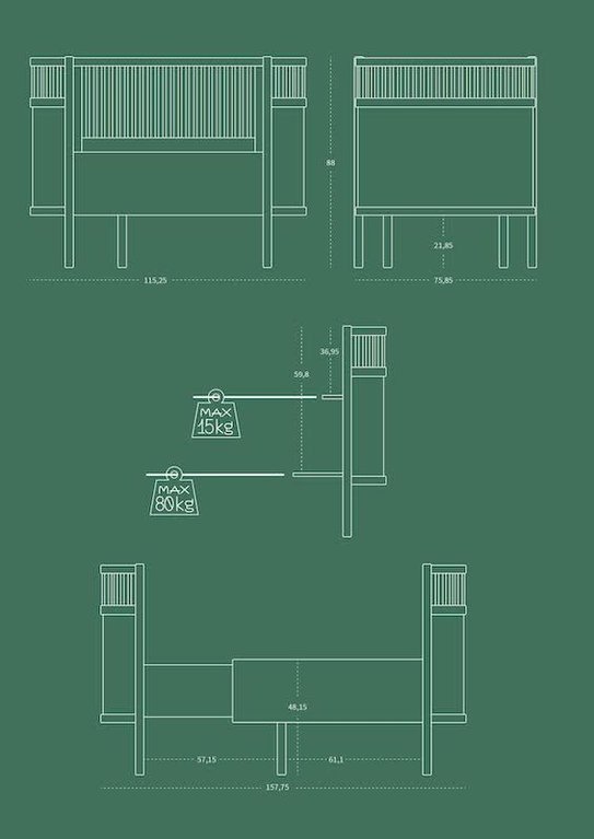 SEBRA SEBRA BED BABY EN JR - CLASSIC WHITE