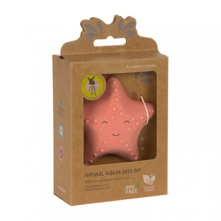 LASSIG LASSIG BATH TOY NATURAL RUBBER - STARFISH