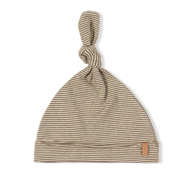 NIXNUT NIXNUT NEWBIE HAT - KHAKI STRIPE