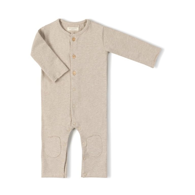 NIXNUT NIXNUT BUTT ONESIE - BEIGE