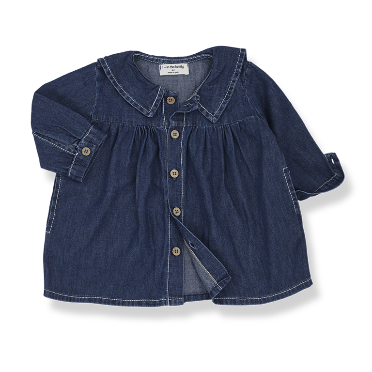 1+ IN THE FAMILY SS3 - 1+ IN THE FAMILY MELITA DRESS - DENIM