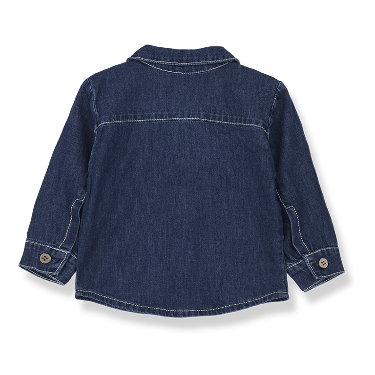 1+ IN THE FAMILY SS3 - 1+ IN THE FAMILY ISAAC SHIRT - DENIM