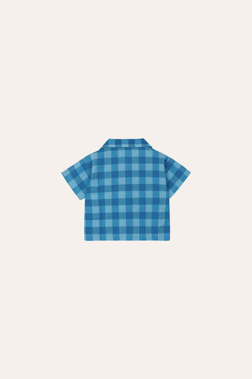 THE CAMPAMENTO SS3 - THE CAMPAMENTO BLUE CHECKED SHIRT B