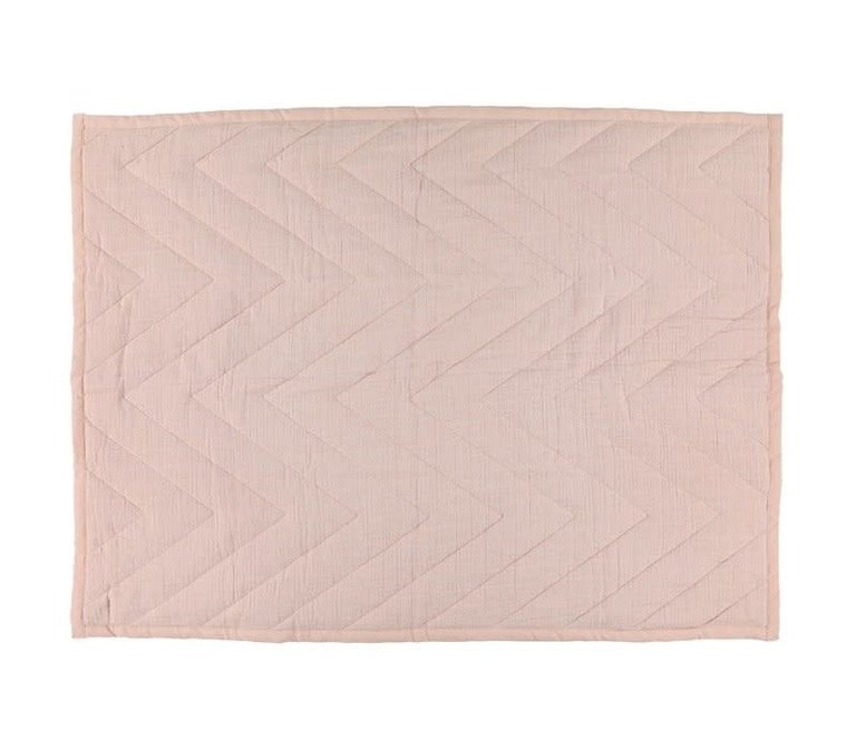 TRIXIE TRIXIE DEKEN COTTON WIEG 75X100 - BLISS ROSE