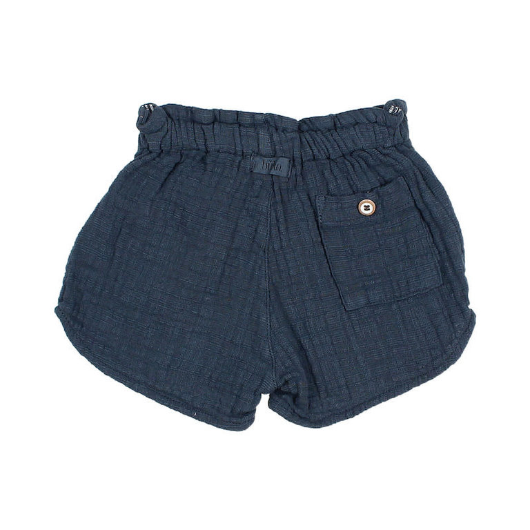 BUHO SS3 - BUHO MUSLIN SHORTS - MIDNIGHT