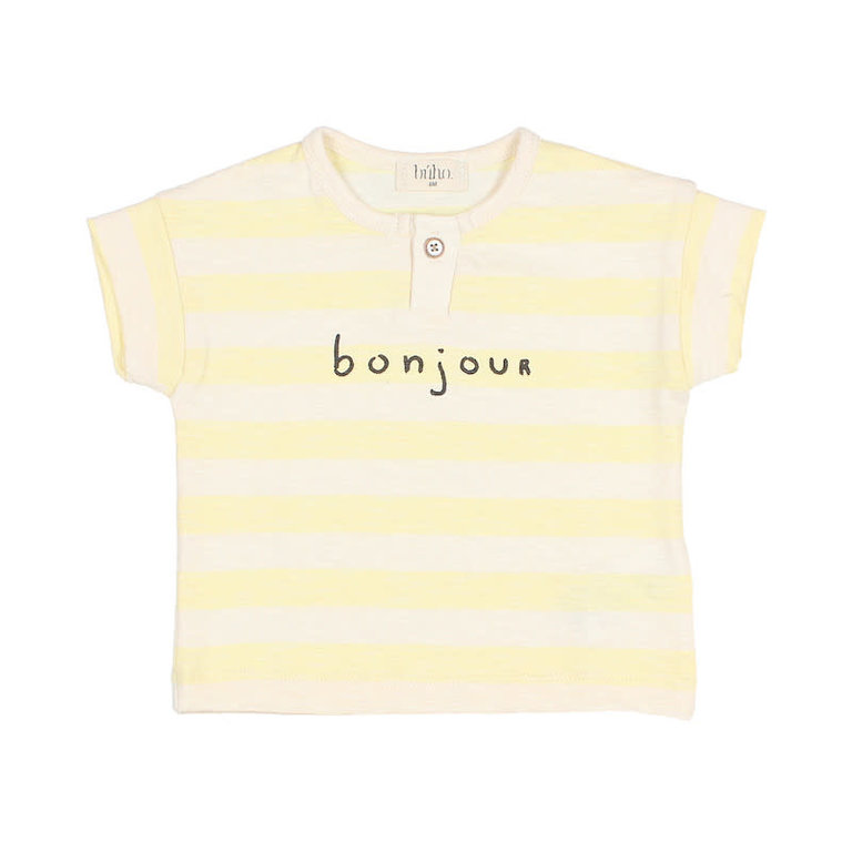 BUHO SS3 - BUHO STRIPES T-SHIRT - MIMOSA