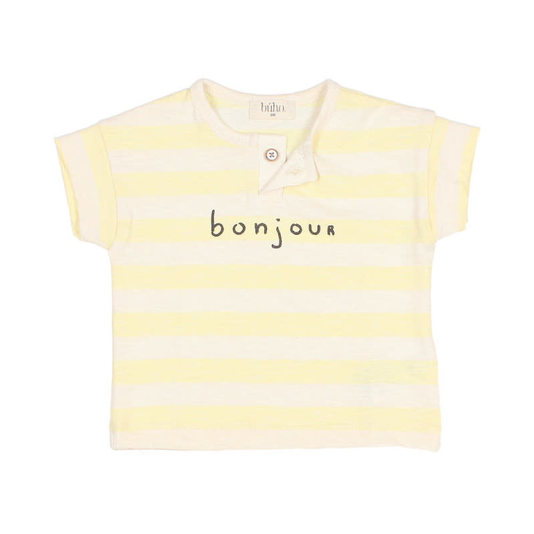 BUHO SS3 - BUHO STRIPES T-SHIRT - MIMOSA