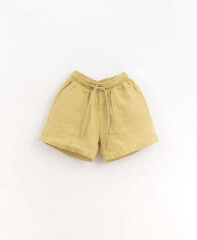 PLAY UP SS3 - PLAY UP LINEN SHORTS K - MORINGA