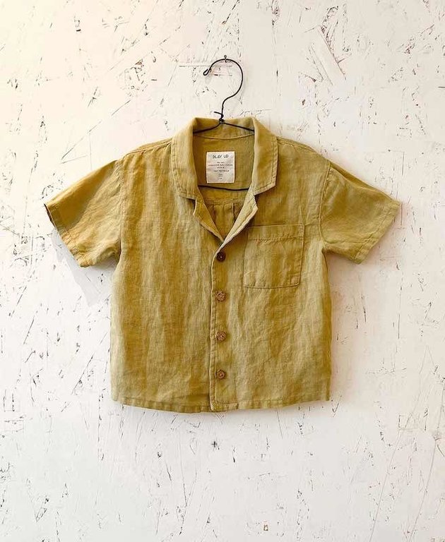 PLAY UP SS3 - PLAY UP LINEN SHIRT K - MORINGA