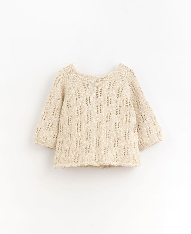 PLAY UP SS3 - PLAY UP KNITTED CARDIGAN NB - SKIN
