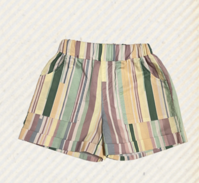 COCO AU LAIT SS3 - COCO AU LAIT BABY SHORTS - MULTI STRIPES