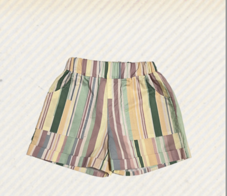 COCO AU LAIT SS3 - COCO AU LAIT SHORTS - MULTI STRIPES