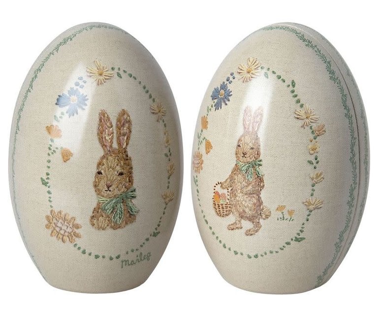 MAILEG MAILEG EASTER EGG SET METAL - GREEN