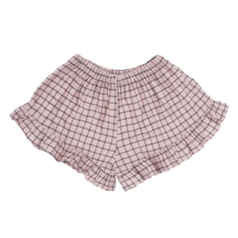 TOCOTO VINTAGE SS3 - TOCOTO VINTAGE CHECK SHORTS - PINK