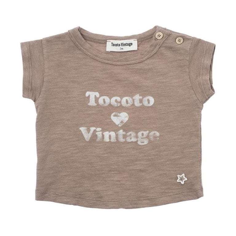 TOCOTO VINTAGE SS3 - TOCOTO VINTAGE T-SHIRT - BROWN