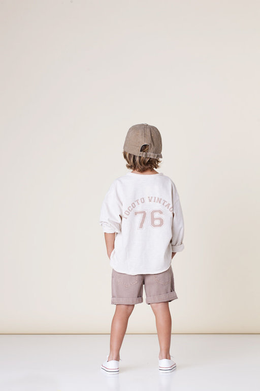 TOCOTO VINTAGE SS3 - TOCOTO VINTAGE LONG SLEEVES T-SHIRT ’76' - OFF WHITE