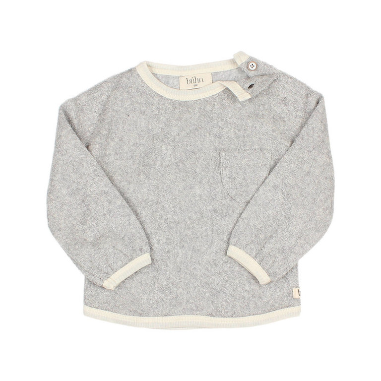 BUHO SS3 - BUHO TERRY CLOTH SWEATSHIRT - GREY