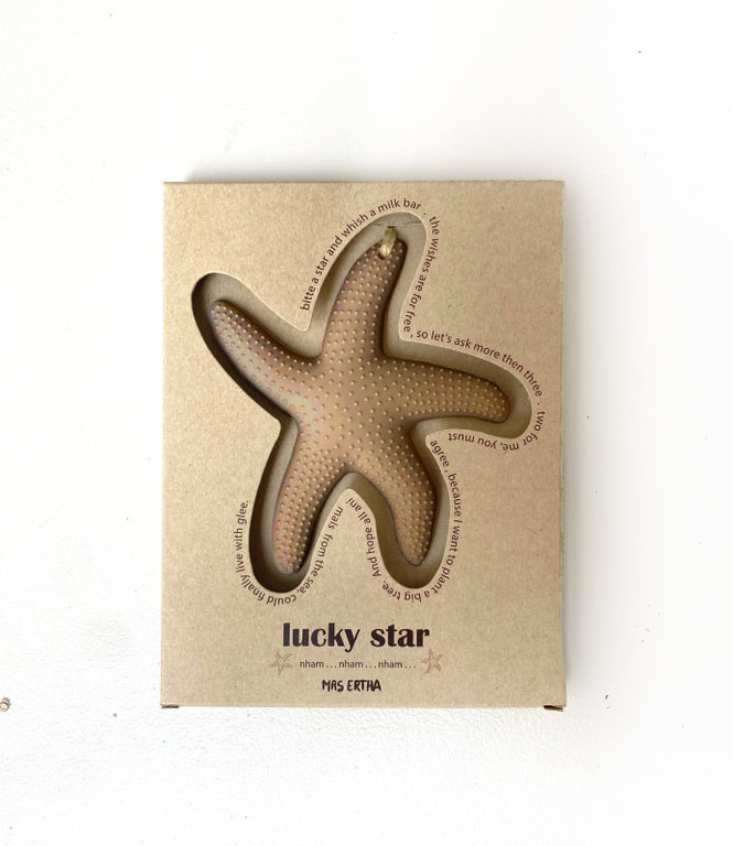 MRS ERTHA MRS ERTHA LUCKY STAR TEETHER - TAUPE