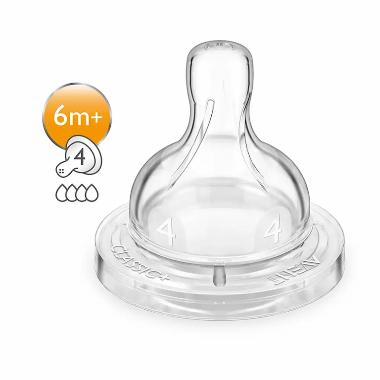 AVENT AVENT ZUIGSPENEN ANTI-KOLIEK FAST 6M+ 4G 2X