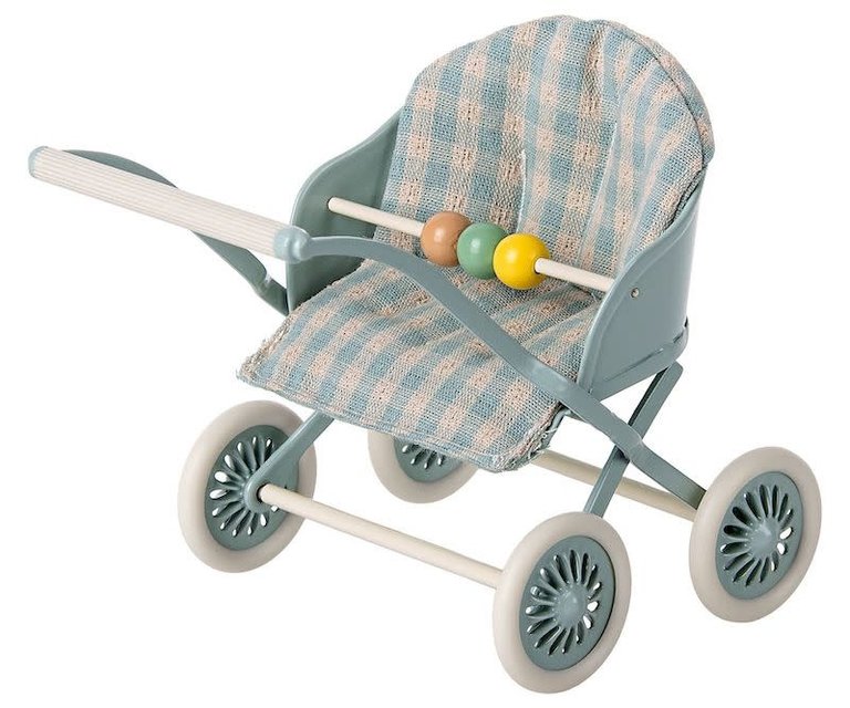 MAILEG MAILEG STROLLER BABY MICE - MINT