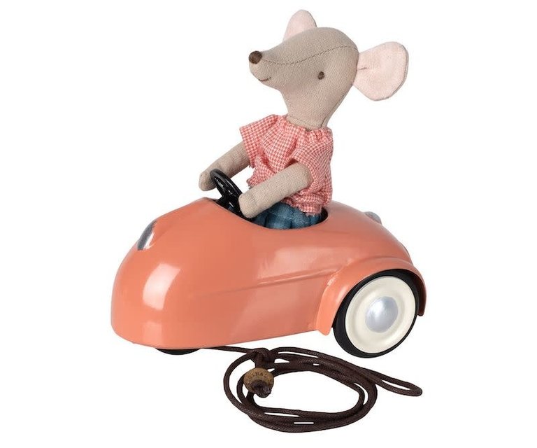 MAILEG MAILEG MOUSE CAR - CORAL