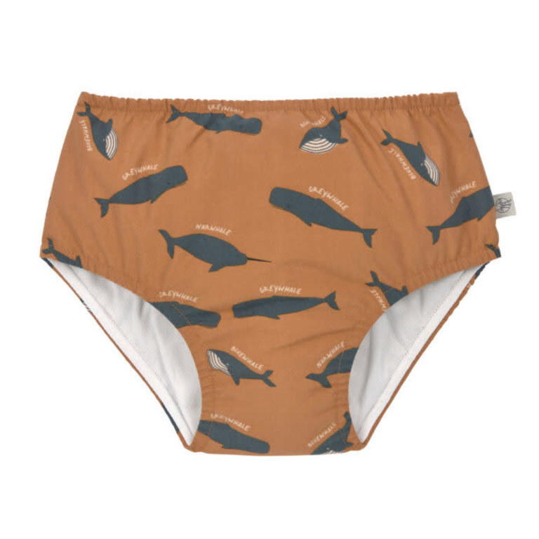 LASSIG SS3 - LASSIG SWIM DIAPER - WHALE CARAMEL