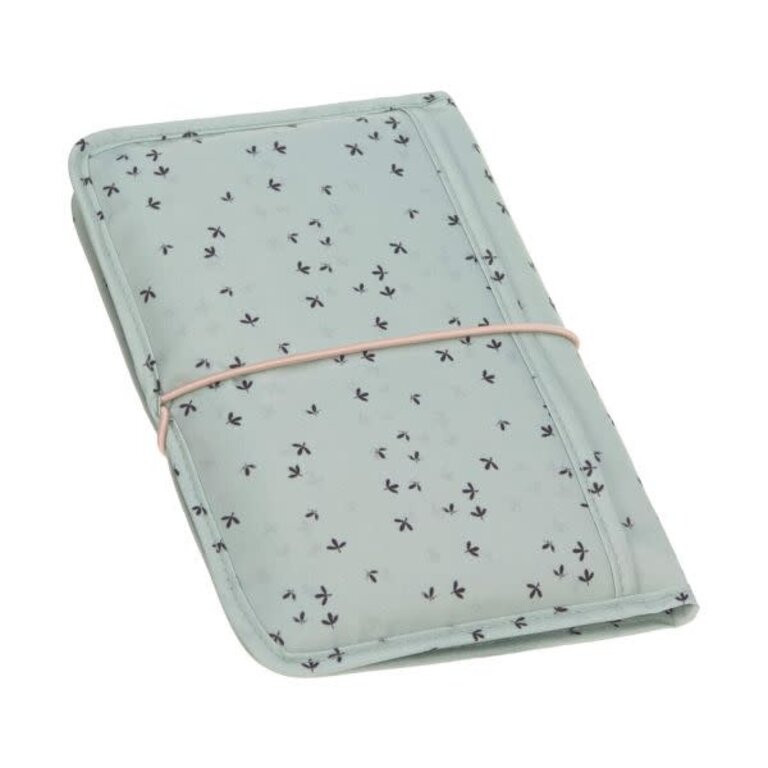 LASSIG LASSIG CHANGING POUCH - FLORAL MINT