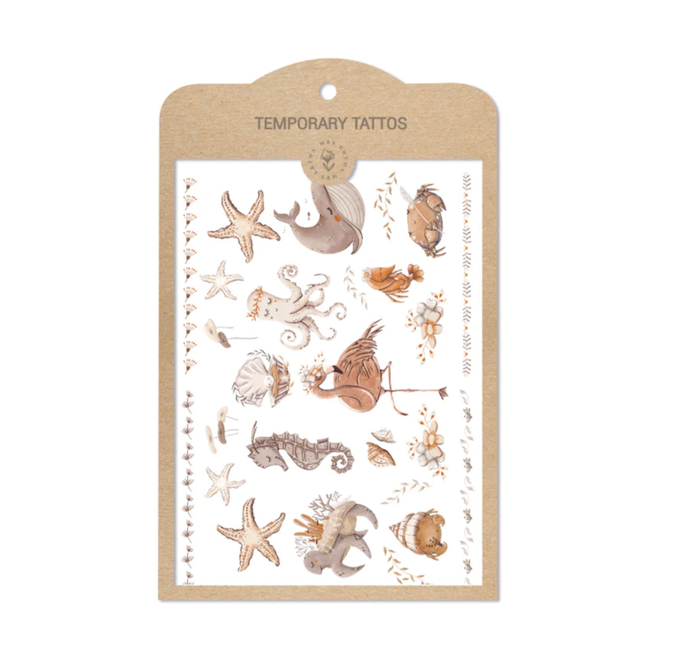 MRS ERTHA MRS ERTHA KIDS TEMPORARY TATTOOS - SET FLAMING