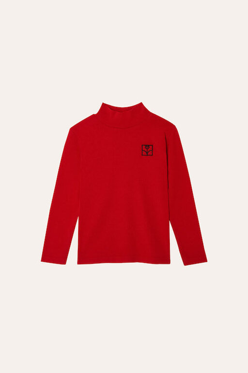 THE CAMPAMENTO AW3 - THE CAMPAMENTO RED TURTLE NECK LS T-SHIRT