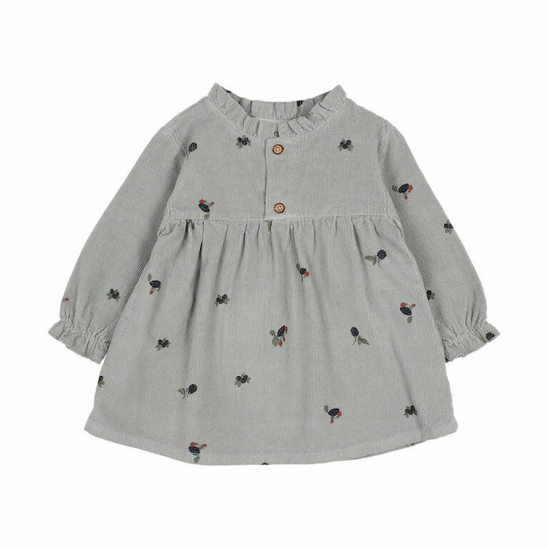 BUHO AW3 - BUHO BB FOREST DRESS - EUCALYPTUS