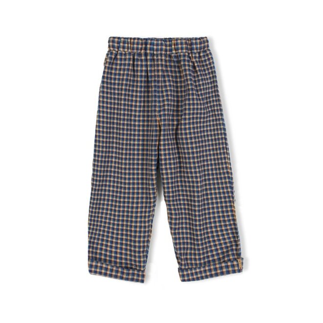 nixnut Stic Pants Indigo checkred 110-