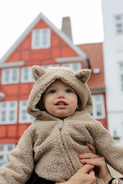 KONGES SLOJD AW3 - KONGES SLOJD GRIZZ TEDDY ONESIE - OXFORD TAN