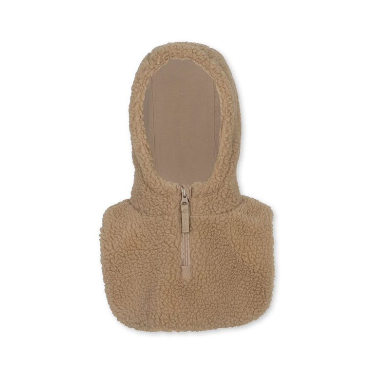 KONGES SLOJD AW3 - KONGES SLOJD TEDDY NECKWARMER AND HOOD - OXFORD TAN