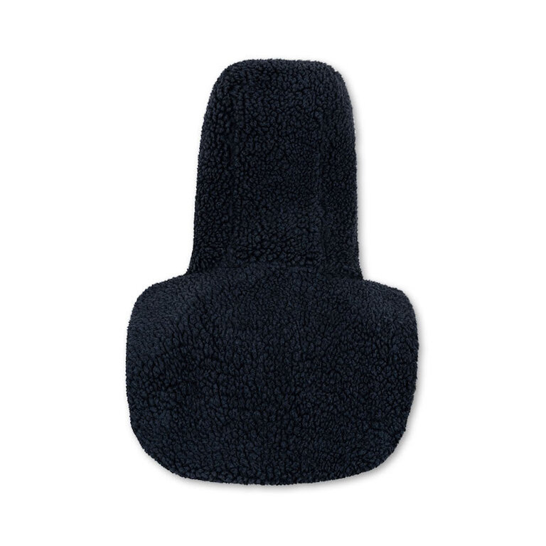 KONGES SLOJD AW3 - KONGES SLOJD TEDDY NECKWARMER AND HOOD - TOTAL ECLIPSE