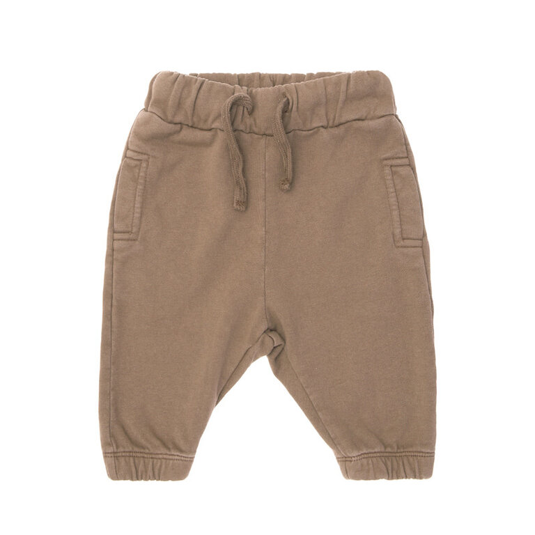 TOCOTO VINTAGE AW3 - TOCOTO VINTAGE JOGGER BABY PANTS - BROWN