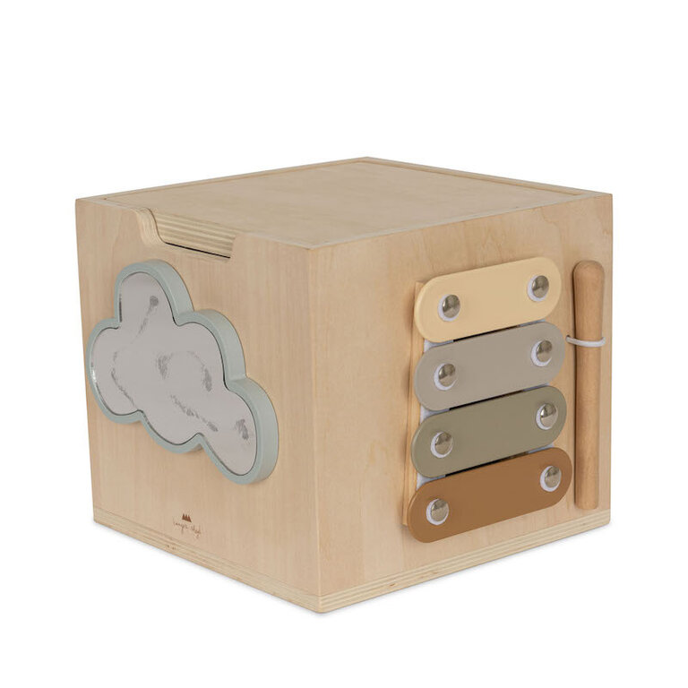 KONGES SLOJD KONGES SLOJD WOODEN ACTIVITY CUBE - NATURE