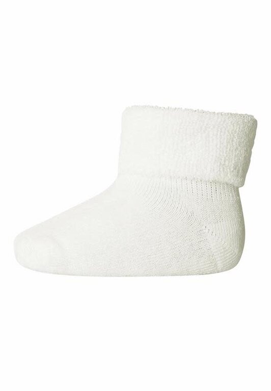 MP DENMARK MP DENMARK COTTON BABY SOCK - SNOW WHITE