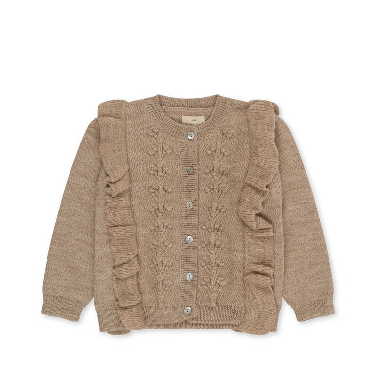 KONGES SLOJD AW3 - KONGES SLOJD FIOL FRILL CARDIGAN