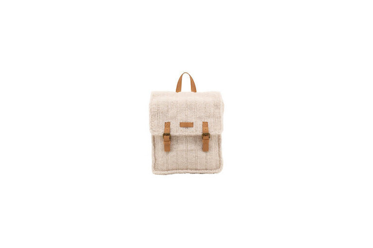 NANAMI NANAMI BACKPACK TEDDY BOUCLE - OFFWHITE