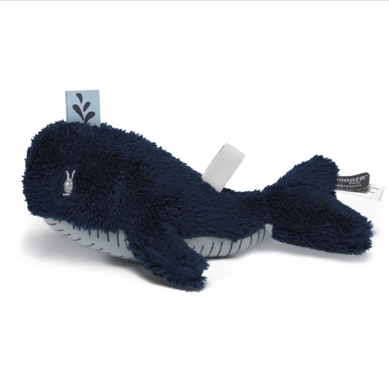 SNOOZEBABY SNOOZEBABY KNUFFEL WALLY WHALE MIDNIGHT BLUE