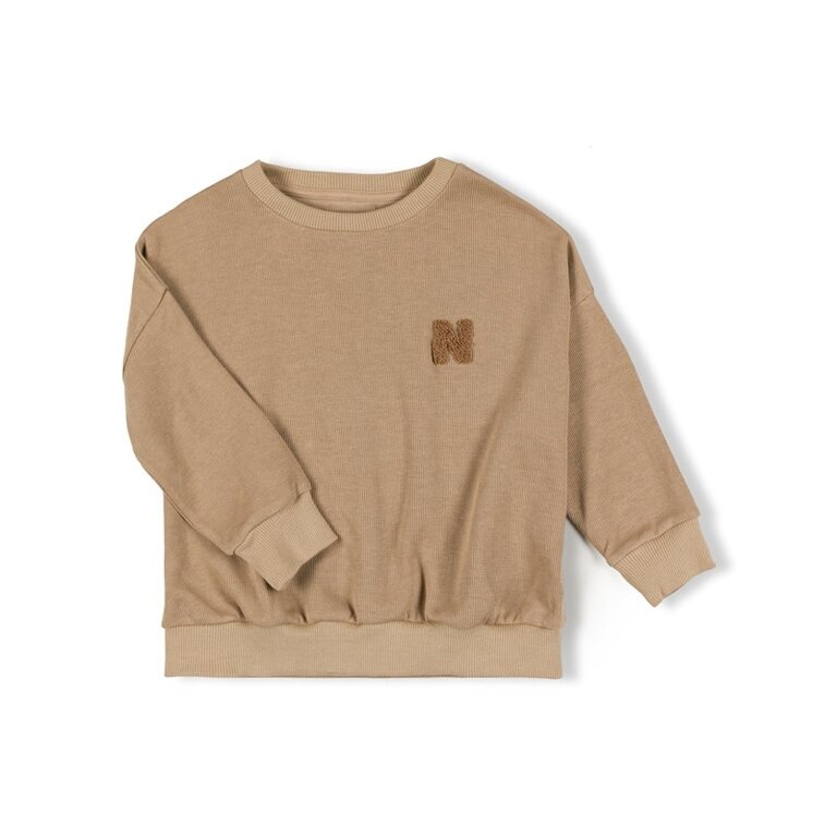 NIXNUT SS4 - NIXNUT OI SWEATER - BISCUIT