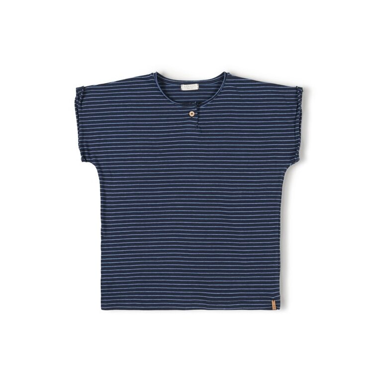 NIXNUT SS4 - NIXNUT BE TSHIRT - SKY STRIPE