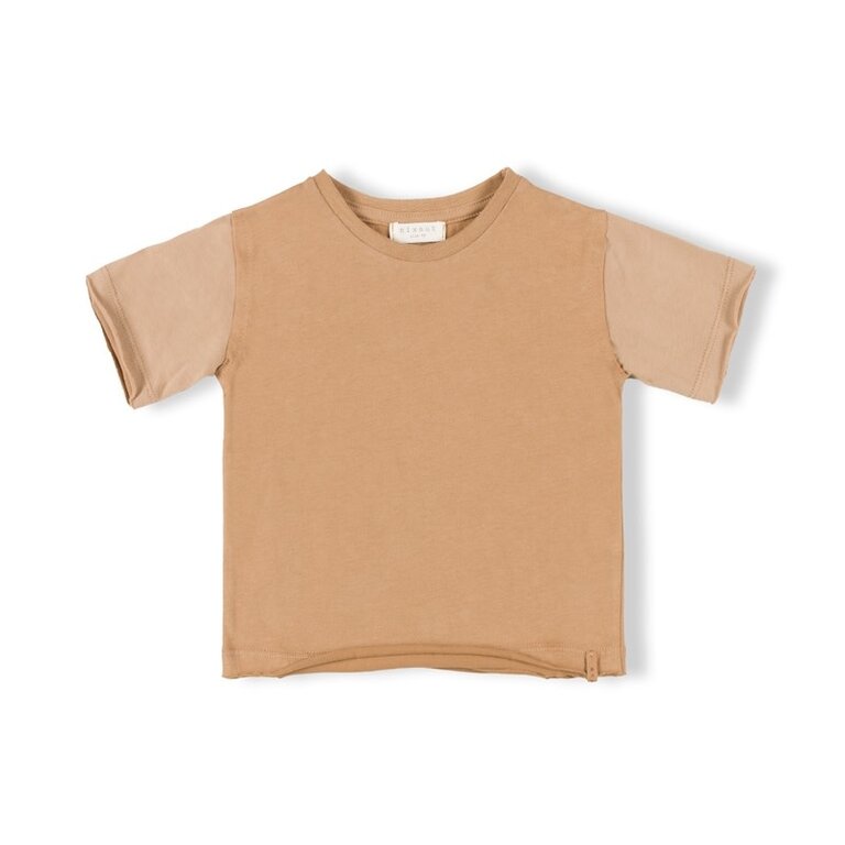 NIXNUT SS4 - NIXNUT SEAM TSHIRT K - CARAMEL