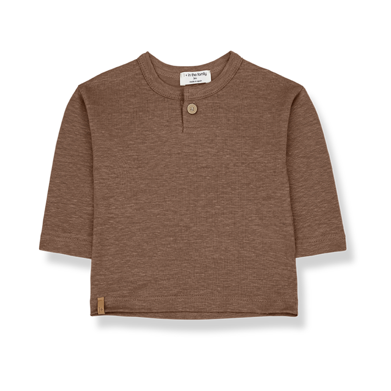 1+ IN THE FAMILY SS4 - 1+ IN THE FAMILY VINCI LS HENLY SHIRT - SIENNA